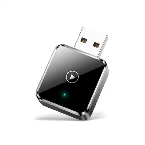 Bunog Mini Wireless CarPlay Adapter für iPhone Kabelloser CarPlay Dongle