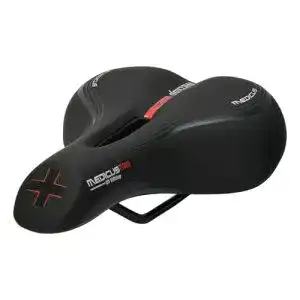Wittkop Medicus Twin 2.0 Cityradsattel Schwarz, Einheitsgröße