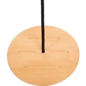 Tellerschaukel Small Foot mit Kletterseil Black Line für Kinder und Erwachsene