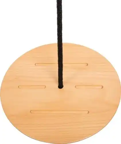 Tellerschaukel Small Foot mit Kletterseil Black Line für Kinder und Erwachsene