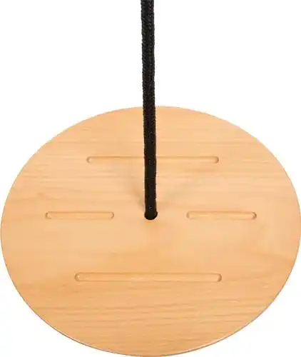 Tellerschaukel Small Foot mit Kletterseil Black Line für Kinder und Erwachsene