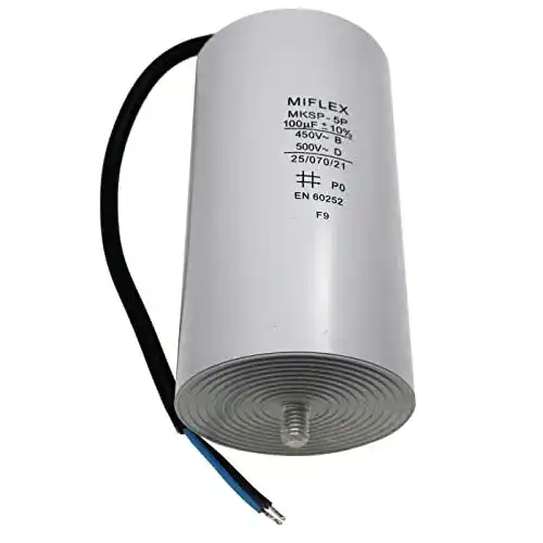 Anlaufkondensator Miflex 100µF 450V für Motoren