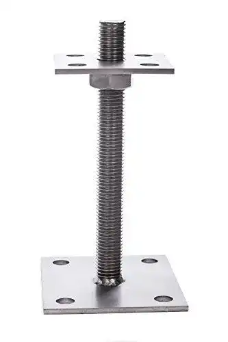 Verstellbarer Pfostenträger KTC Tec aus Edelstahl