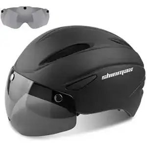 Fahrradhelm mit Visier von Shinmax für Sicherheit und Komfort