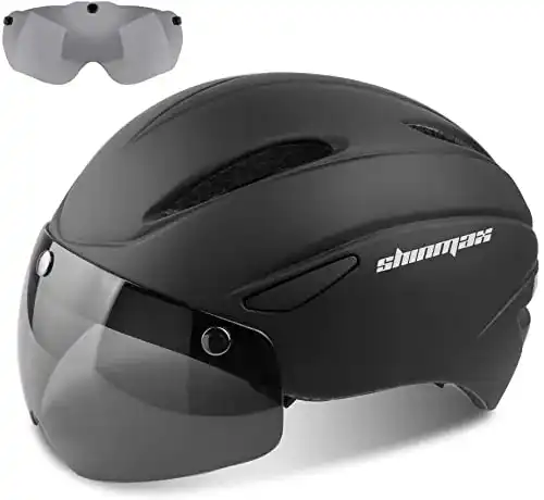 Fahrradhelm mit Visier von Shinmax für Sicherheit und Komfort