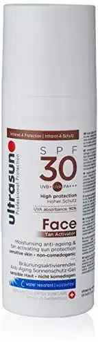 Ultrasun Tan Activator Face Sonnencreme SPF30, 50 ml