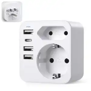 Reiseadapter USA mit USB-Anschlüssen für Nordamerika