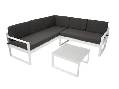Lounge-Möbel-Set Degamo Alu Loungeset Gartensofa Arese 192×192 cm
