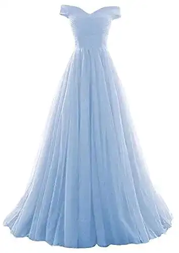 Ballkleid von Romantic-Fashion für Damen Langes Abend- und Brautkleid