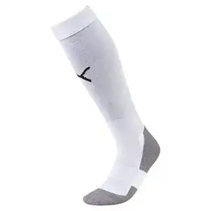 Puma Herren Team Liga Stutzen Socken Core in Weiß-Schwarz, Größe 39-42