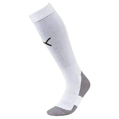 Puma Herren Team Liga Stutzen Socken Core in Weiß-Schwarz, Größe 39-42