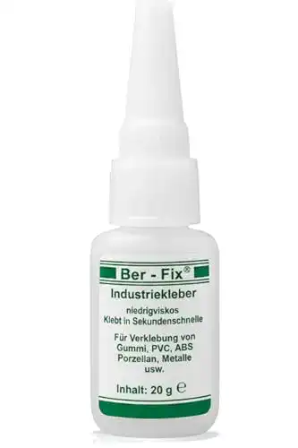 Gummikleber Ber-Fix Industriekleber 20 g Sekundenkleber für verschiedene Materialien