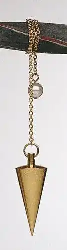Pendel Yecna aus massivem, poliertem Messing mit 33 mm und 16 g