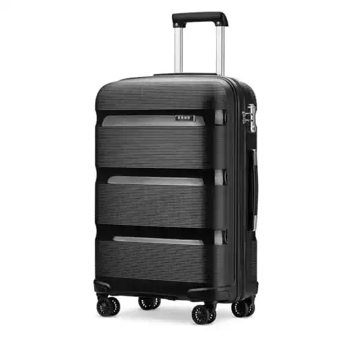 Kono Hartschalenkoffer 65 cm mit TSA Schloss und 4 Rollen