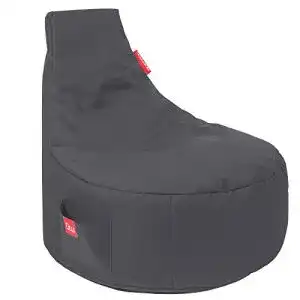 Gaming Sitzsack Gamewarez Alpha Grey mit Rückenlehne