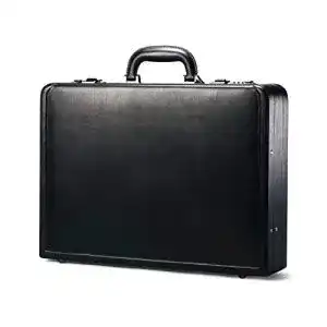 Aktenkoffer Samsonite aus Lederfaserstoff in Schwarz
