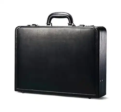 Aktenkoffer Samsonite aus Lederfaserstoff in Schwarz
