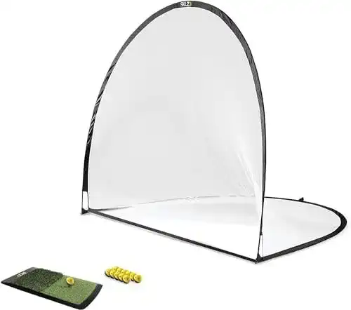 Golf Abschlagnetz SKLZ Unisex-Adult Home Golf Driving Range Kit