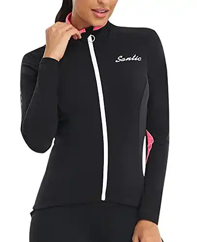 Winter Fahrradjacke Santic für Damen mit Thermo-Funktion