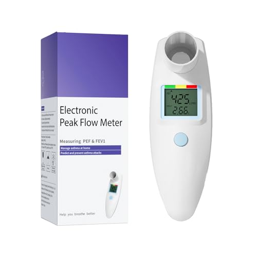 Peakflowmeter Nascool Peak Flow Meter ohne Bluetooth für Erwachsene