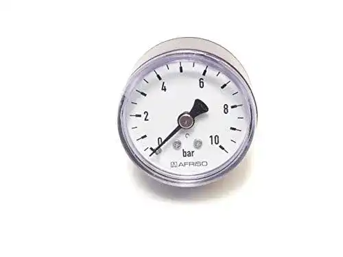 Manometer Afriso RF 50 mit 0/10 bar und 1/4 Zoll Anschluss
