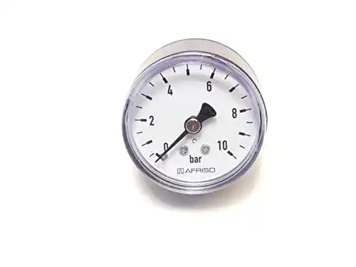 Manometer Afriso RF 50 mit 0/10 bar und 1/4 Zoll Anschluss