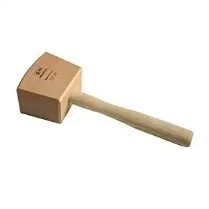 Holzhammer GM Werkzeuge Schreinerklüpfel 10,5 cm aus Rotbuchenholz