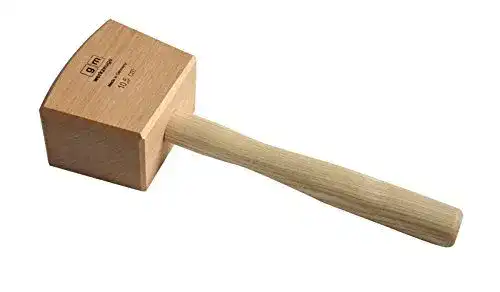 Holzhammer GM Werkzeuge Schreinerklüpfel 10,5 cm aus Rotbuchenholz