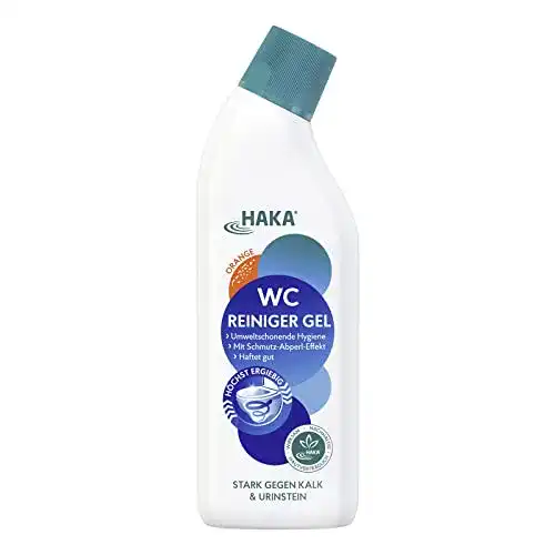 HAKA WC Reiniger Gel Orange zur effektiven Urinstein- und Kalkentfernung