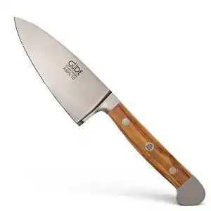 Güde Hartkäsemesser aus Solingen mit Olivenholzgriff