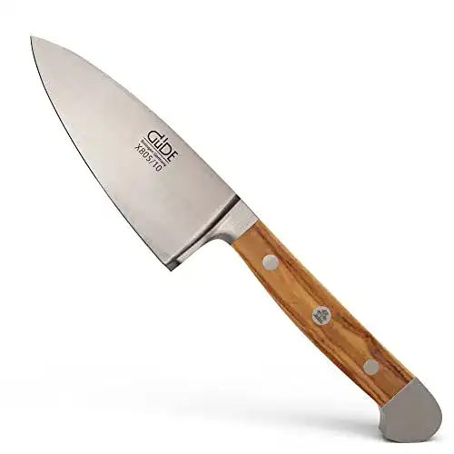 Güde Hartkäsemesser aus Solingen mit Olivenholzgriff