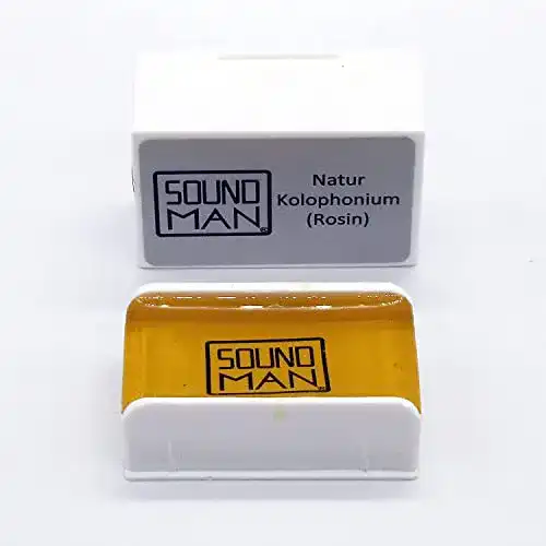 Kolophonium Soundman für Cello – Helles Rosin, staubarm, vielseitig einsetzbar