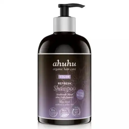 Ahuhu Color Refresh Shampoo Cool Blond 500ml Aufhellendes Silbershampoo