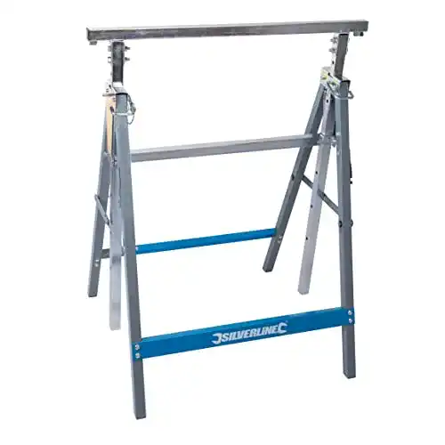 Höhenverstellbarer Arbeitsbock Silverline 226168 für Werkstatt und Baustelle