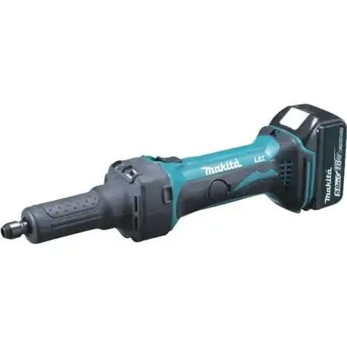 Makita Akku-Geradschleifer 18 V mit 2 Akkus und Ladegerät