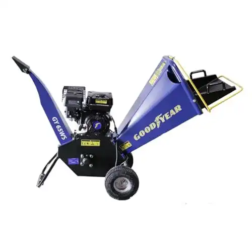 Benzin-Häcksler Goodyear Biothäcksler 6,5 HP für Holzscheite