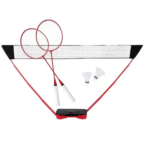 Badminton-Netz Set von Donnay – Federball Set für 2 Personen