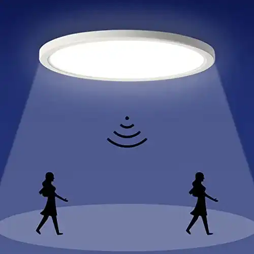 LED Deckenleuchte mit Bewegungsmelder und Mikrowellen-Technologie
