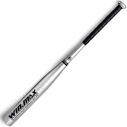 Alu-Baseballschläger WIN.MAX für Baseball mit Gummigriff
