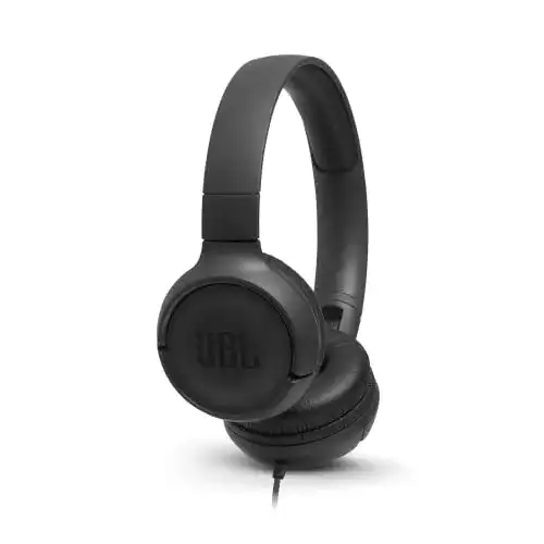 JBL Tune500 On-Ear Kopfhörer mit Kabel in Schwarz