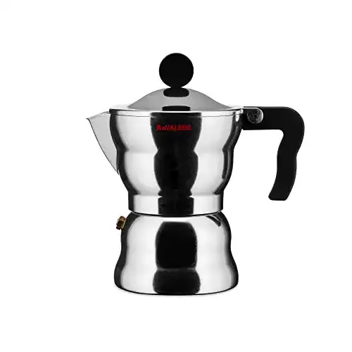 Alessi Espressokocher Moka AAM33 für 3 Tassen aus Aluminium