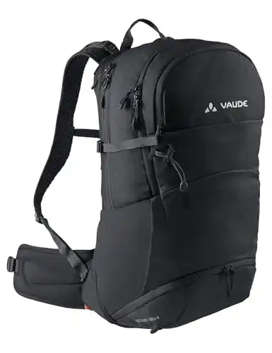 VauDe Wanderrucksack Wizard in Schwarz, 30+4 Liter
