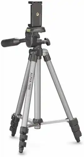 Cullmann ALPHA 1000 Stativ mit Smartphonehalterung, 106 cm Höhe