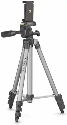 Cullmann ALPHA 1000 Stativ mit Smartphonehalterung, 106 cm Höhe