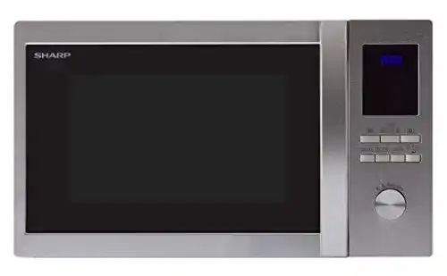 Sharp R922STWE 3-in-1 Mikrowelle mit Grill und Dampffunktion