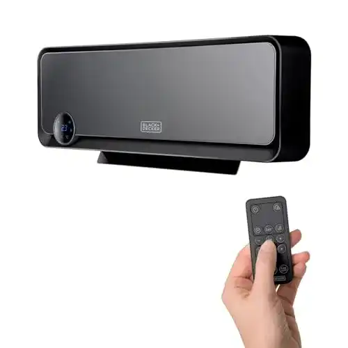 Wandheizlüfter Black+Decker BXWSH2000E mit keramischer Technologie