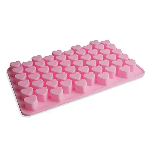 Pralinenform Bluefox mit Herzen aus Silikon – 18 cm x 10,5 cm x 1 cm