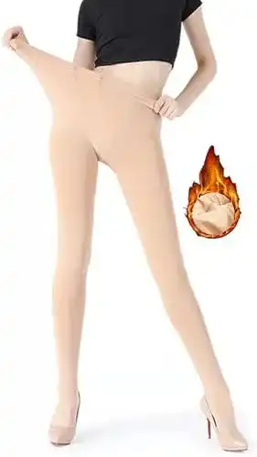 Thermo-Strumpfhose JEPOZRA für Damen – Winter-Fleece Strumpfhose