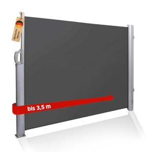Seitenmarkise Noor Exklusiv 200 x 350 cm in Anthrazit