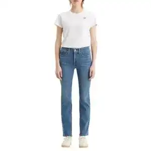 Levi’s Damen 314 Shaping Straight Jeans in Lapis Bare, 30W